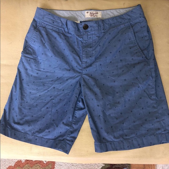 Blue Patterned Shorts - Picture 2 of 3
